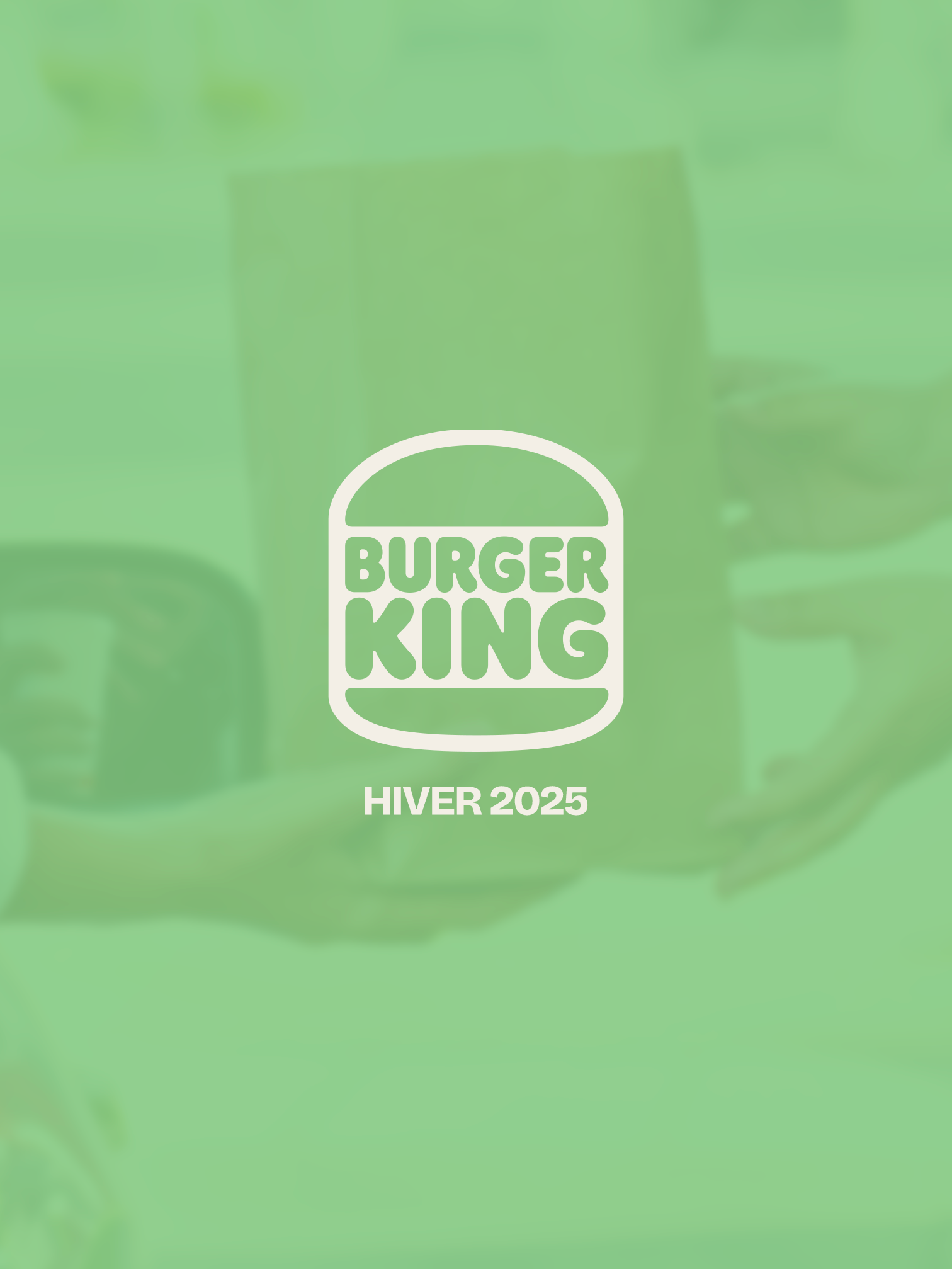 Affiche Burger King Hiver 2025