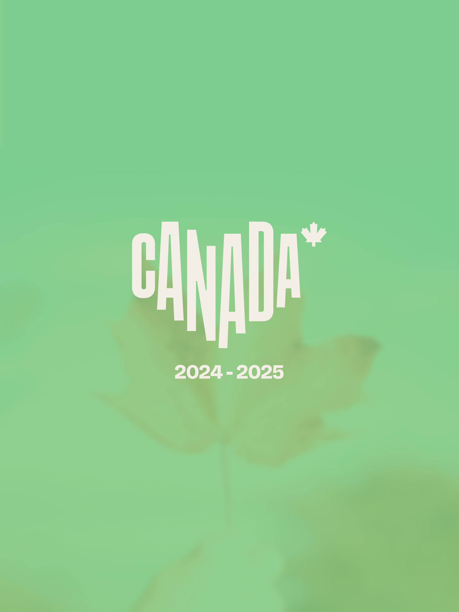 Affiche Canada 2024-2025