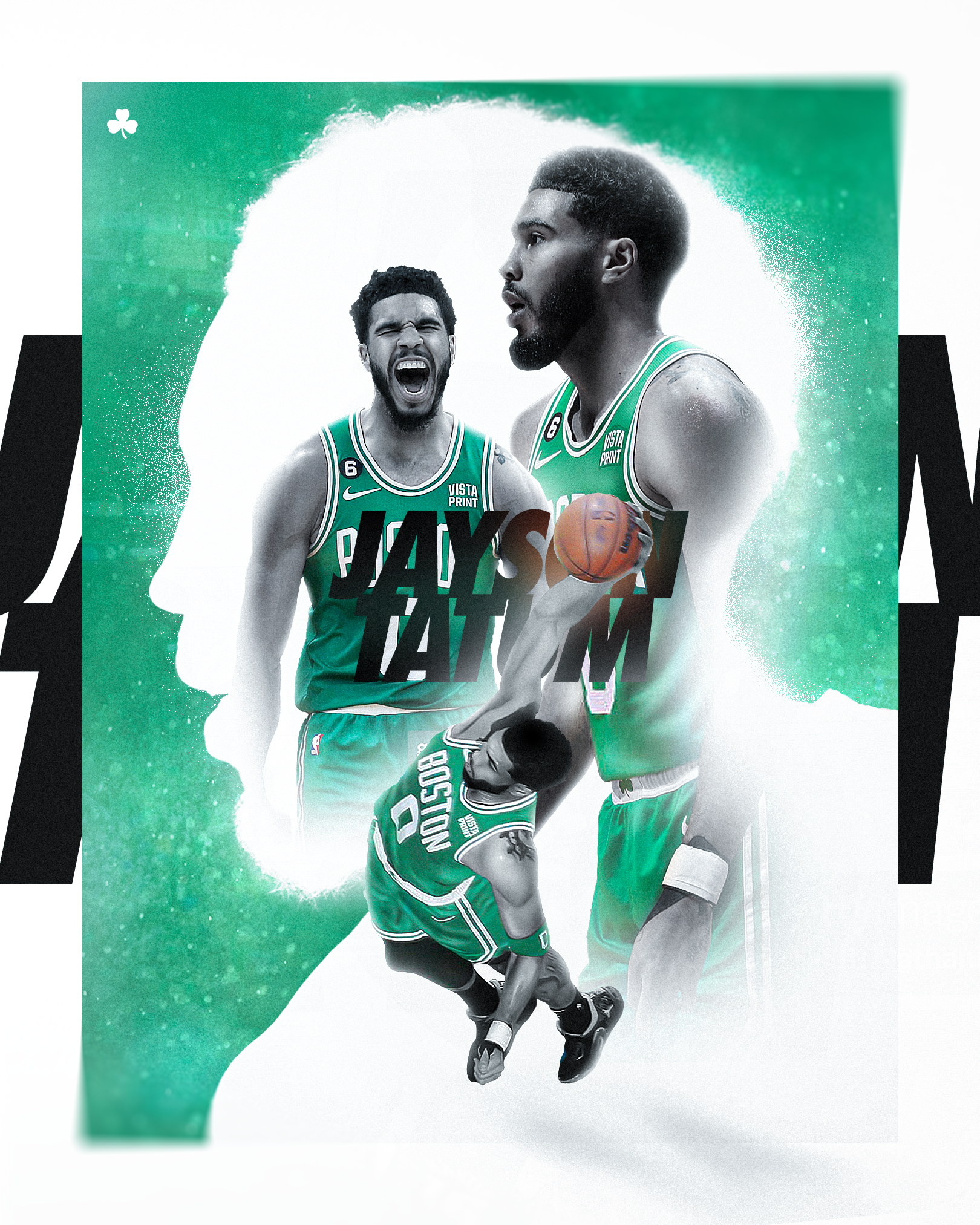 Affiche Jayson Tatum avec les Boston Celtics